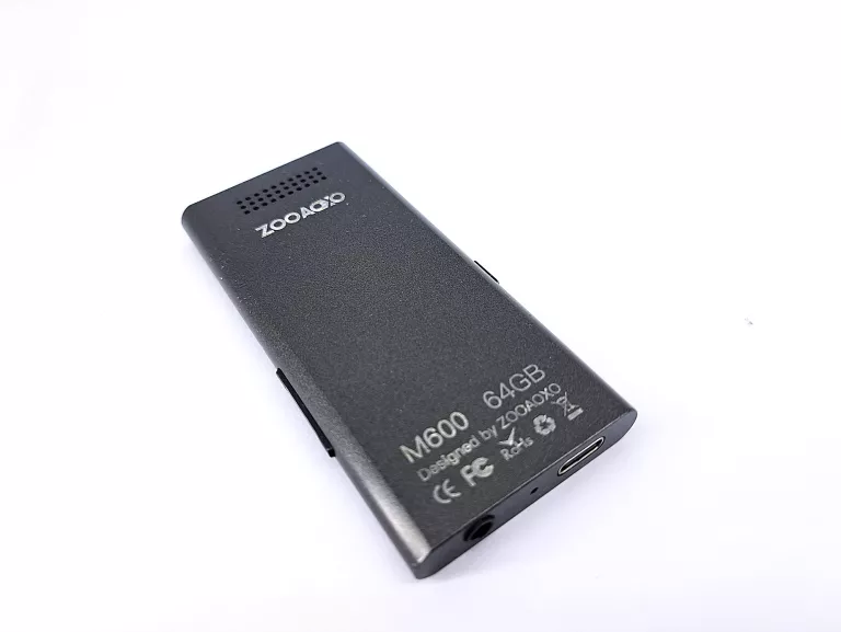 MP3 ZOOAOXO M600 CZARNY 64 GB ODTWARZACZ DO MUZYKI