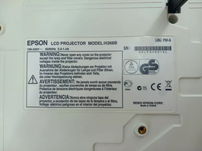 EPSON EB-X10 PROJEKTOR
