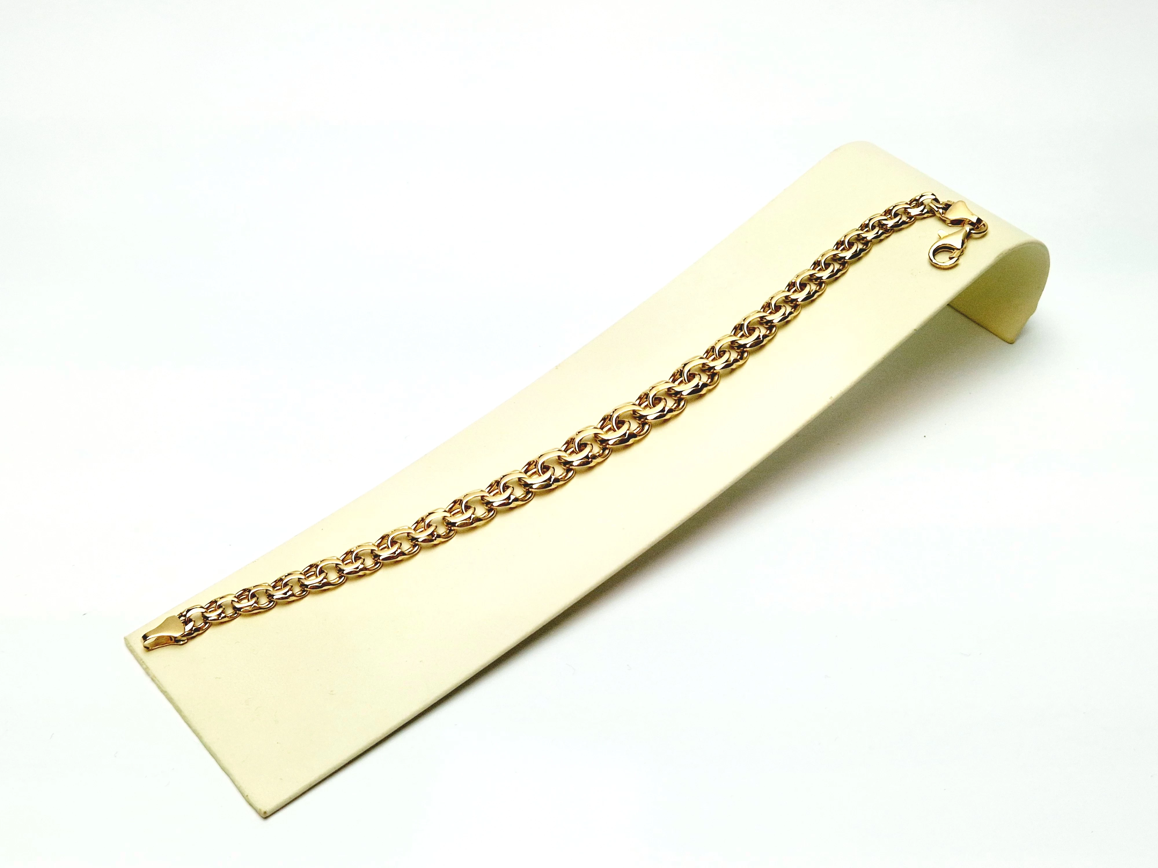 piekna-gruba-zlota-bransoletka-kolia-585-2047g-22cm-stan-uzywany