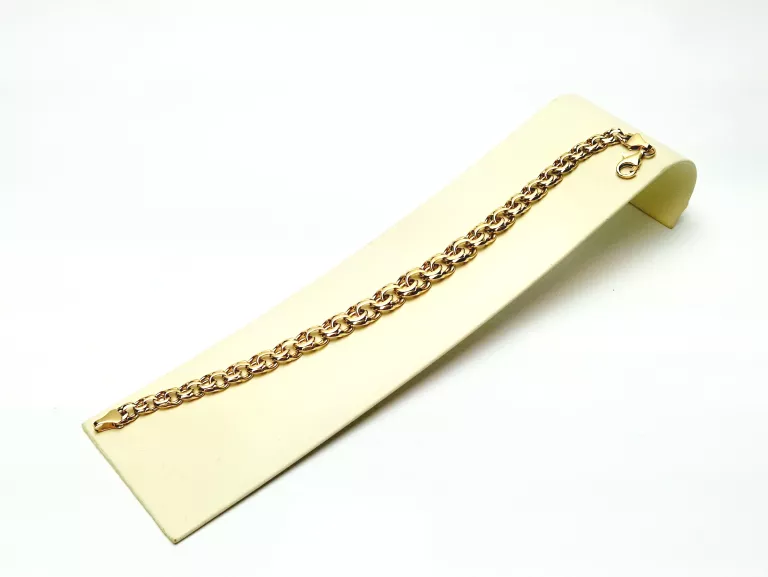 piekna-gruba-zlota-bransoletka-kolia-585-2047g-22cm-stan-uzywany