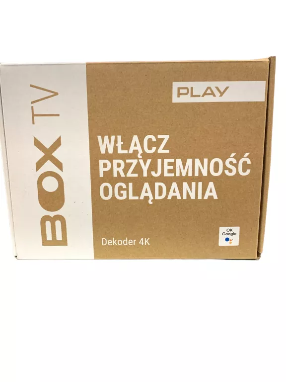 DEKODER PLAY BOX TV 4K ANDROID TV TELEWIZJA I APLIKACJE