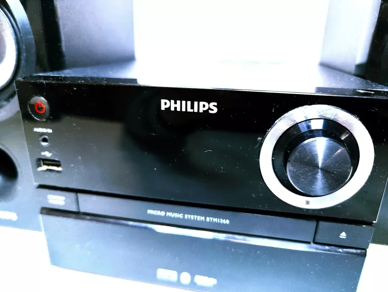 MINI WIEŻA PHILIPS BTM1360/12 + GŁOŚNIKI
