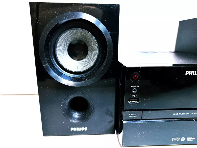 MINI WIEŻA PHILIPS BTM1360/12 + GŁOŚNIKI