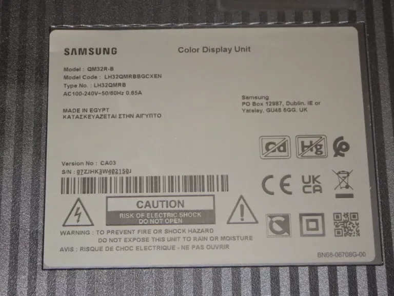 MONITOR SAMSUNG QM32R-B (LH32QMRBBGCXEN) KOMPLET JAK NOWY