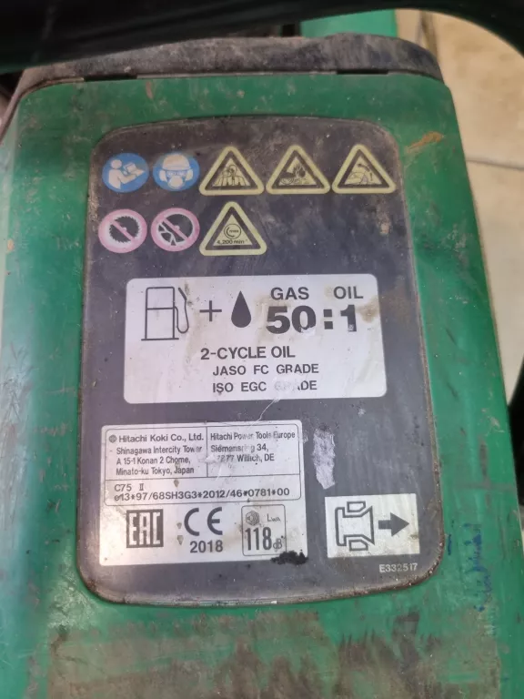 PRZECINARKA HITACHI C75 II 2018