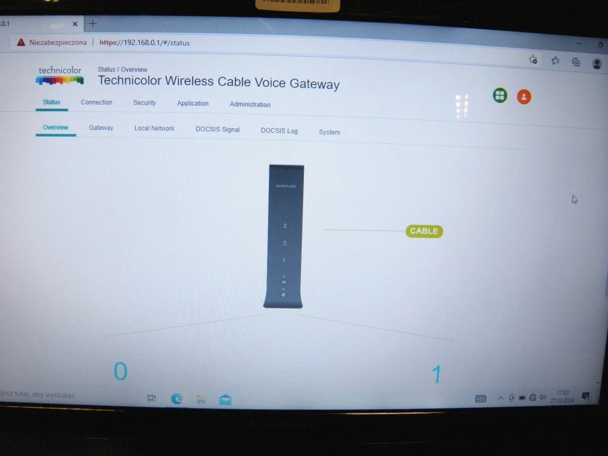 router-technicolor-cga4236-z-zasilaczem-producent-technicolor