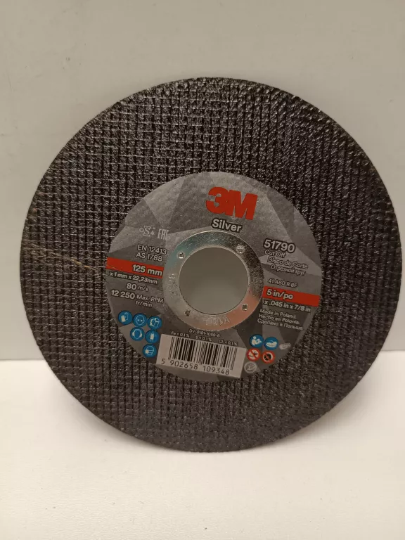 51790-3m-silver-tarcza-tnaca-t41-plaska-125-x-1-mm-otwor-22-mm-ean-gtin-5902658109348