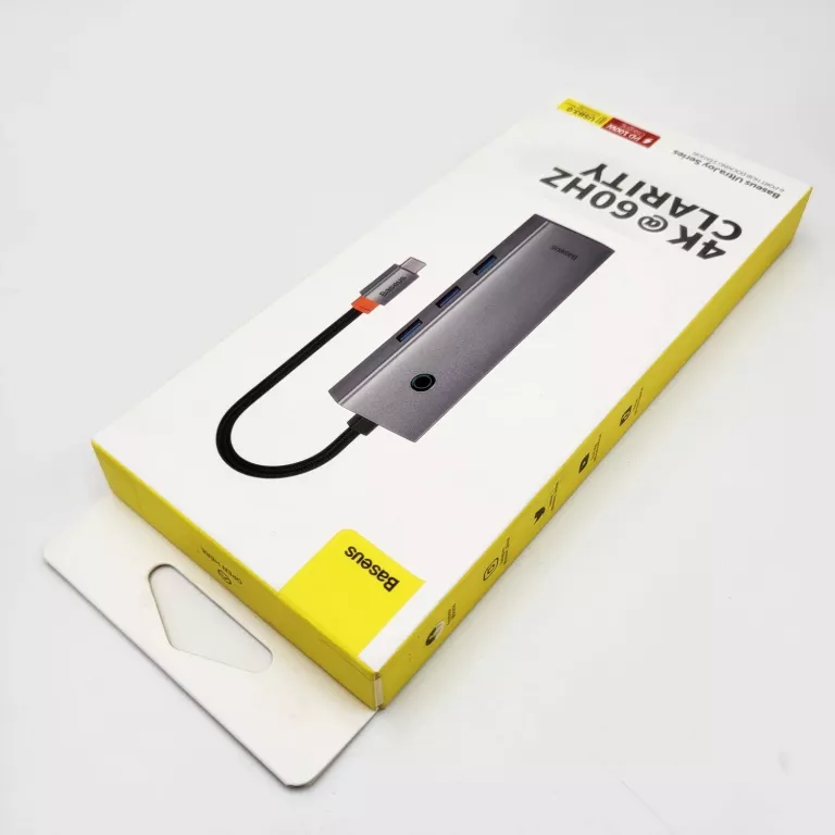BASEUS ULTRAJOY HUB 6W1 USB-C DO HDMI 4K@60HZ 4XUSB 3.0 PD