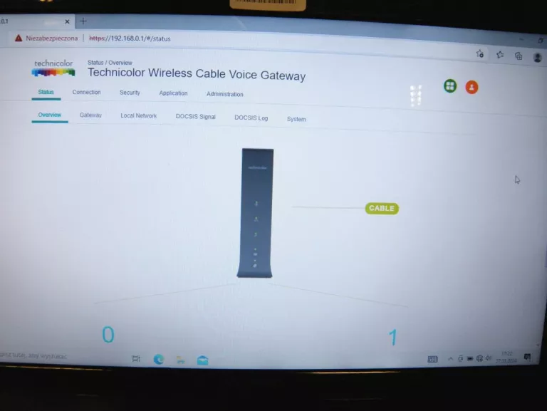 router-technicolor-cga4236-z-zasilaczem-producent-technicolor