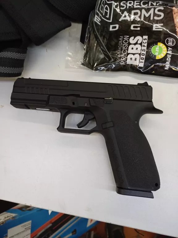 PISTOLET ASG KJW KP-13 - CZARNA (KJW-02-021976) + KABURA ZESTAW
