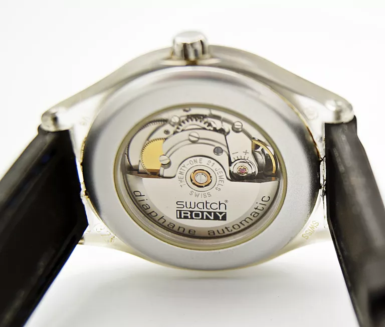 SWATCH IRONY DIAPHANE AUTOMATIC 21 JEWELS SVDK 1005