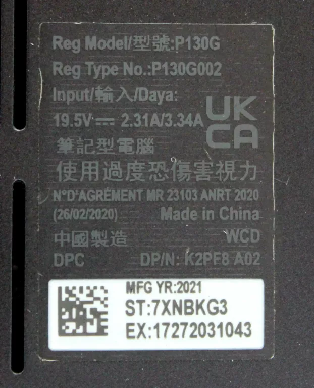 LAPTOP DELL VOSTRO 5402 I5-1135G7 2,4 GHZ 16/512 GB SSD