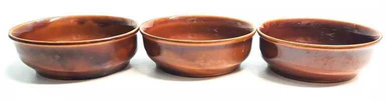 MISKA GLINKA MADE IN POLAND ZESTAW 3SZT