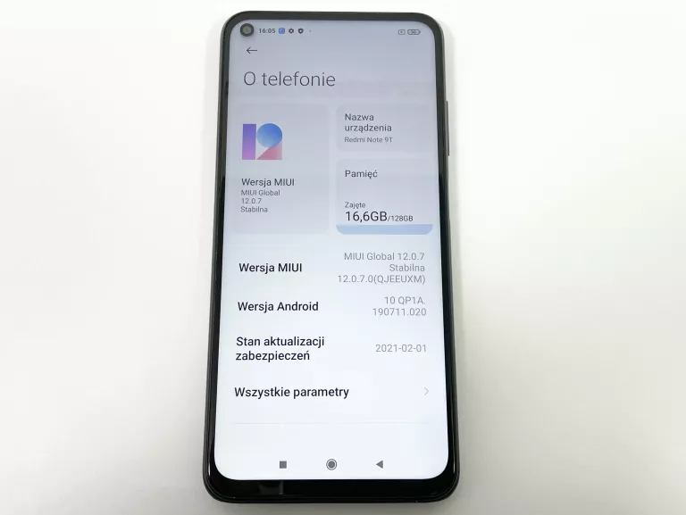 TELEFON XIAOMI REDMI NOTE 9T 5G 4/128 GB OKAZJA