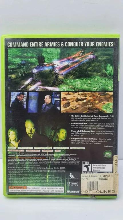 GRA XBOC 360 COMMAND & CONQUER TRIBERIUM WARS