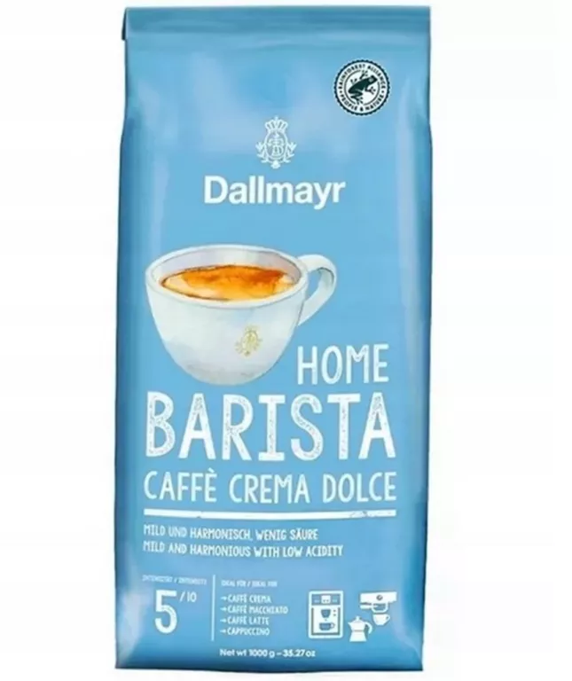 KAWA ZIARNISTA MIESZANA DALLMAYR HOME BARISTA CAFFE CREMA DOLCE 1000 G