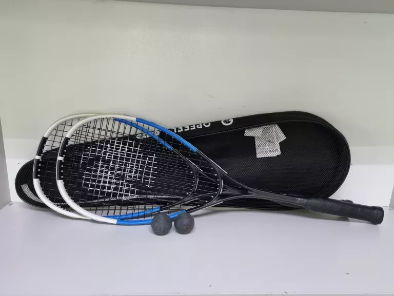 RAKIETY SQUASHA OPFEEL SR 130 + POKROWIEC + PIŁKI