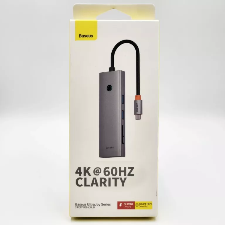 BASEUS ULTRAJOY ROZDZIELACZ USB HUB 7W1 4K@60HZ CLARITY