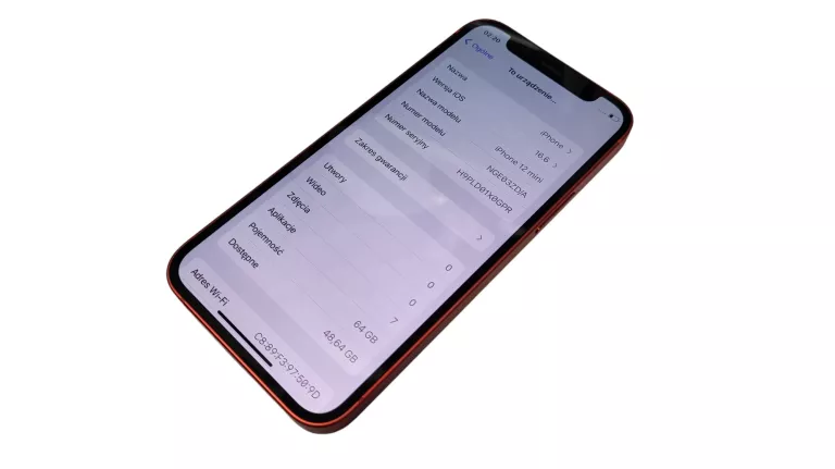 TELEFON APPLE IPHONE 12 MINI 64GB BEZ BLOKAD