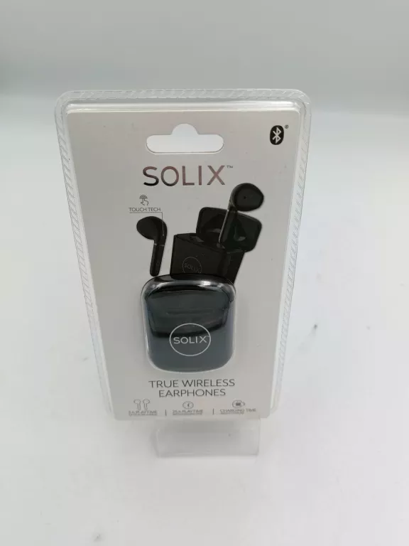 SŁUCHAWKI BLUETOOTH SOLIX CZARNE KOMPLET