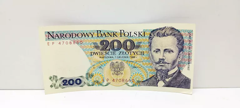 BANKNOT 200 ZŁ 1988 SERIA EP