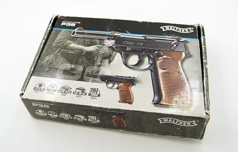 PISTOLET WIATRÓWKA CO2 WALTHER P38 4,5 MM BB
