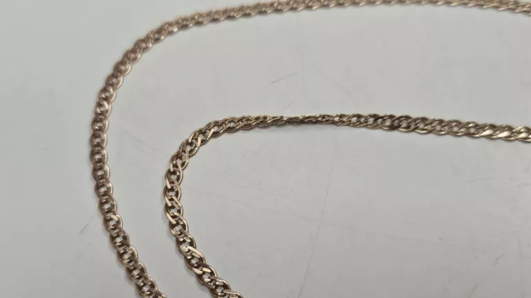 ZŁOTY ŁAŃCUSZEK 585 14K RÓŻOWE ZŁOTO 4,55G 52CM