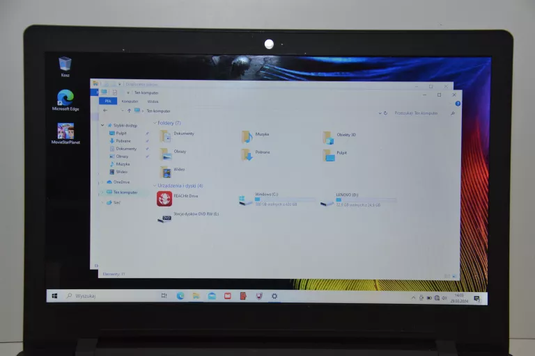LAPTOP LENOVO IDEAPAD 110-15IBR 4/500GB CELERON N3060
