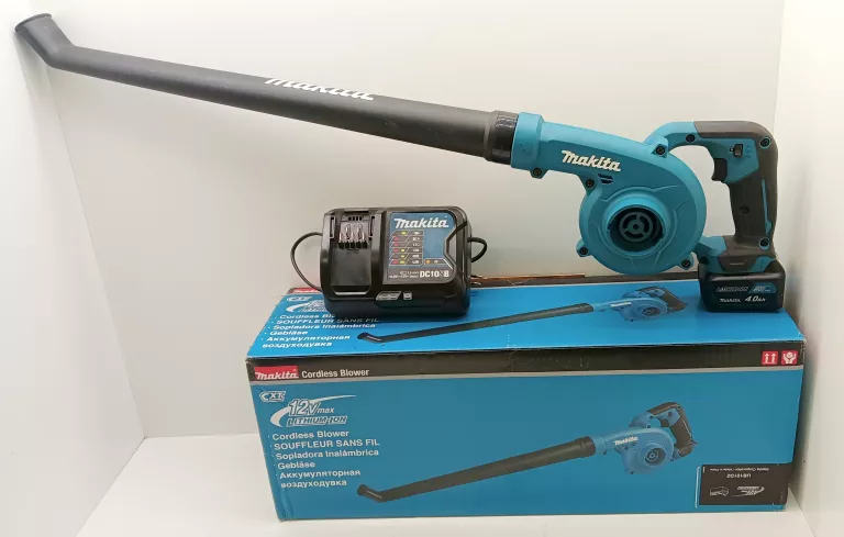 DMUCHAWA DO LIŚCI MAKITA UB101D AKUMULATOR, ŁADOWARKA , PUDEŁKO