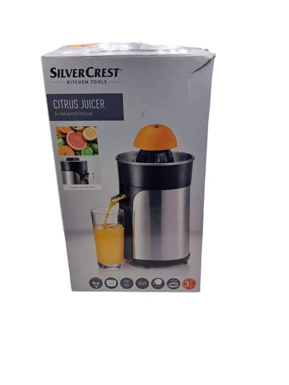 SOKOWIRÓWKA WYCISKARKA DO OWOCÓW CYTRUSÓW SILVERCREST SZP 85 A1 85 W