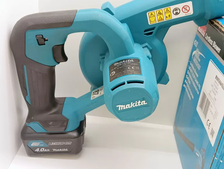 DMUCHAWA DO LIŚCI MAKITA UB101D AKUMULATOR, ŁADOWARKA , PUDEŁKO