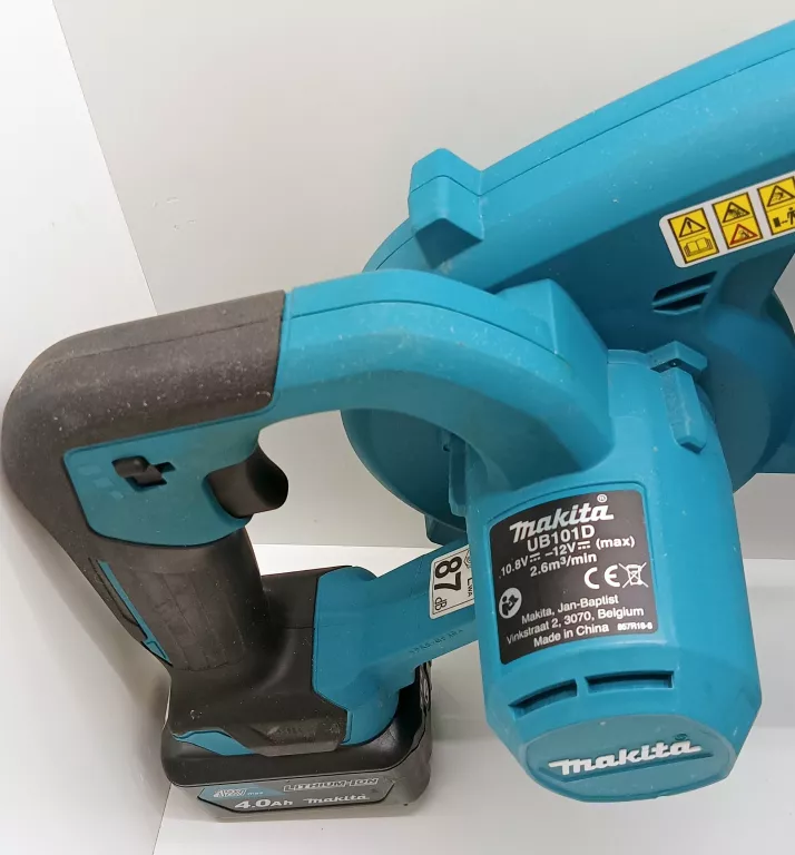 DMUCHAWA DO LIŚCI MAKITA UB101D AKUMULATOR, ŁADOWARKA , PUDEŁKO