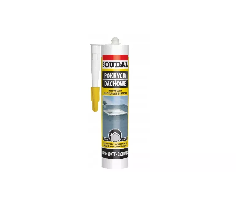 SOUDAL BITUMICZNY USZCZELNIACZ DEKARSKI CZARNY 280 M L 5411183157613