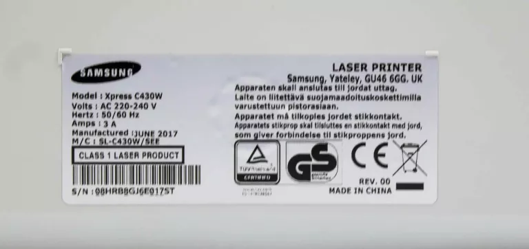 DRUKARKA SAMSUNG XPRESS C430W