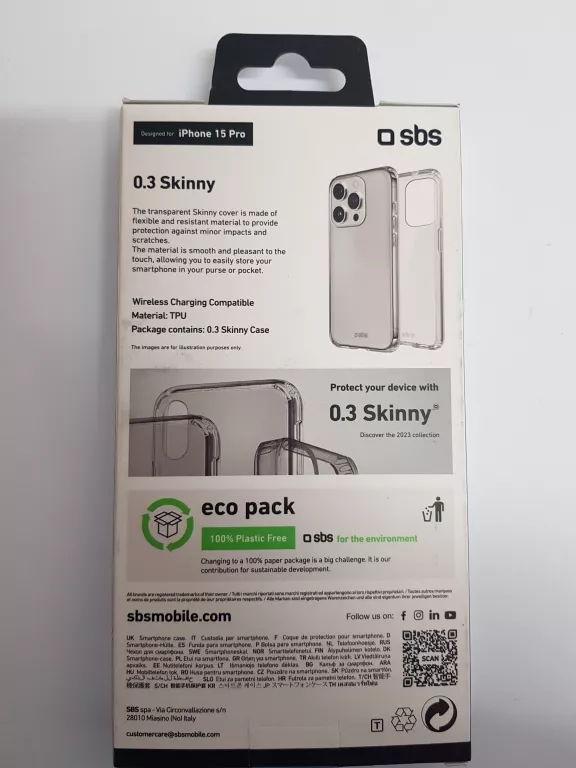 ETUI SBS IPHONE 15 PRO