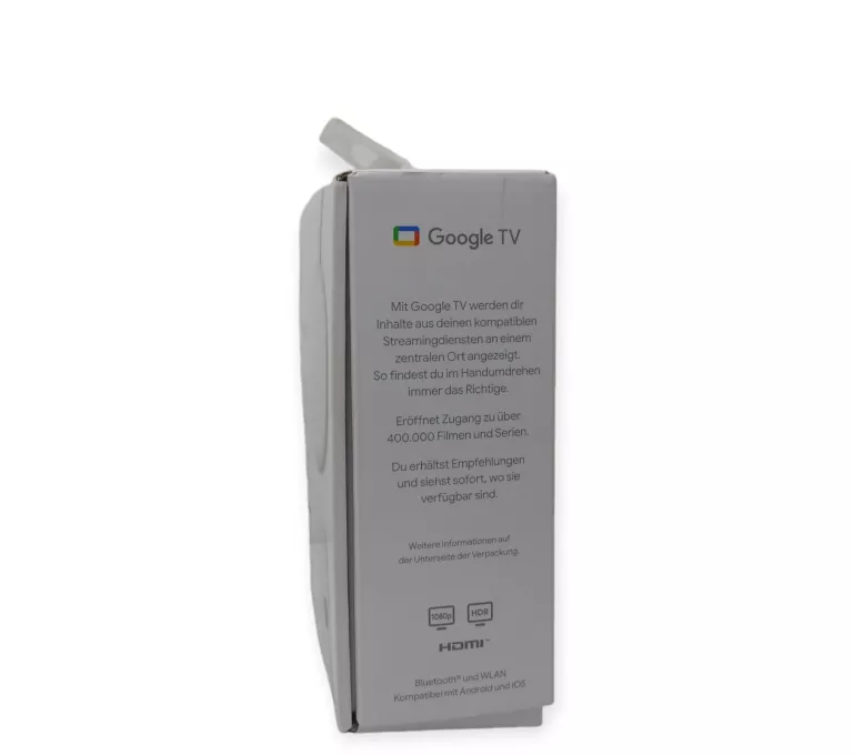 GOOGLE CHROMECAST 4.0 GOOGLE TV HD SMART BIAŁY
