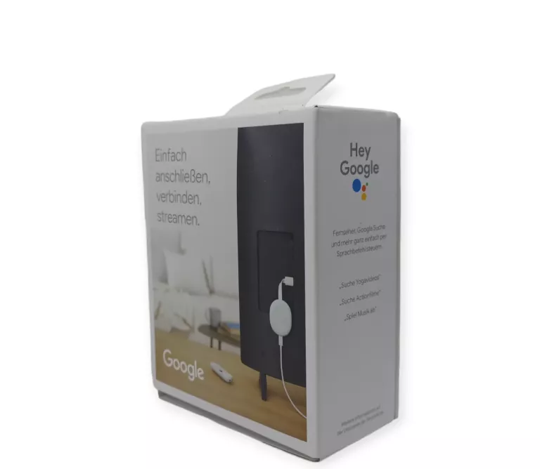 GOOGLE CHROMECAST 4.0 GOOGLE TV HD SMART BIAŁY