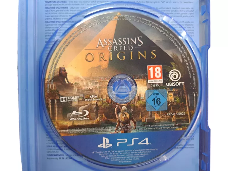 GRA PS4 ASSASINS CREED ORIGINS