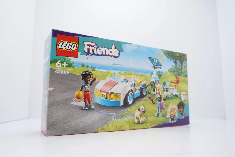 LEGO FRIENDS 42609 SAMOCHÓD ELEKTRYCZNY I STACJA ŁADUJĄCA