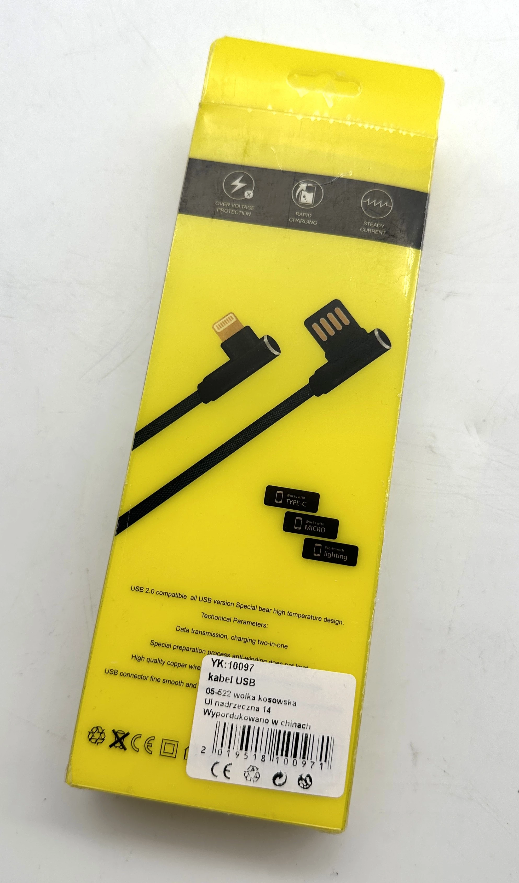 kabel-usb-c-1m-stan-uzywany