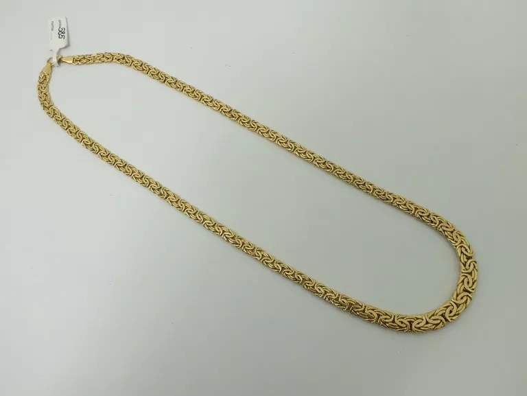 ZŁOTY ŁAŃCUSZEK SPLOT KRÓLEWSKI PŁASKI 17,05G 0585P