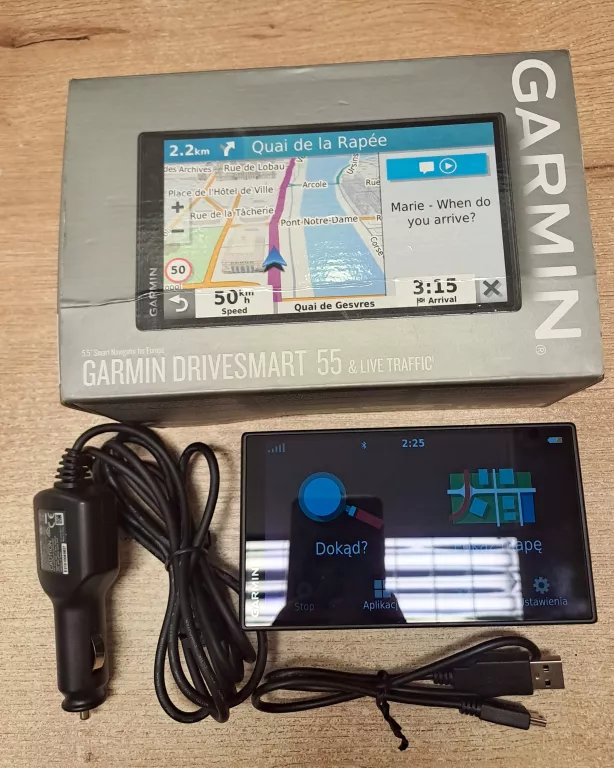 GARMIN DRIVESMART 55 FULL EU LMT-S NAWIGACJA GPS SAMOCHODOWA