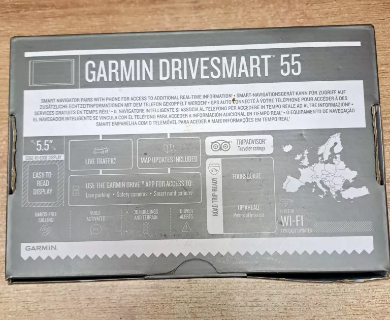 GARMIN DRIVESMART 55 FULL EU LMT-S NAWIGACJA GPS SAMOCHODOWA