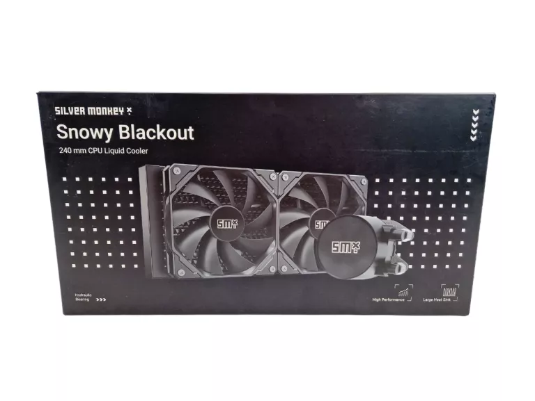 CHŁODZENIE WODNE SLIVER MONKEY X SNOWY BLACKOUT 240 2X120MM SMXC023