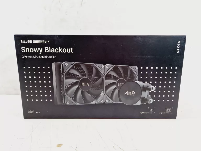 CHŁODZENIE WODNE SLIVER MONKEY X SNOWY BLACKOUT 240 2X120MM SMXC023