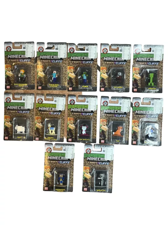 FIGURKI MINCRAFT MIX