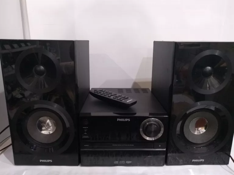 MIKROWIEŻA PHILIPS MCM2350/12 DWA GŁOŚNIKI I PILOT