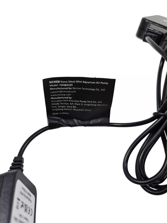 NICREW NANO ULTRA CICHA POMPA POWIETRZA DO AKWARIUM YDQB4105