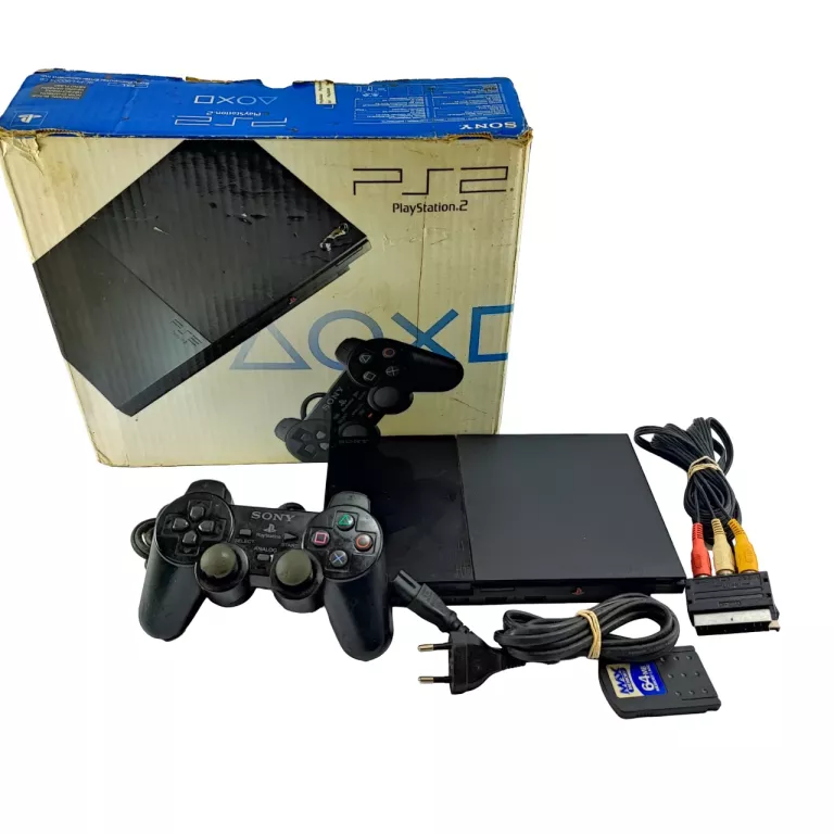 KONSOLA SONY PLAYSTATION 2 SLIM SCPH-90004 CZARNA