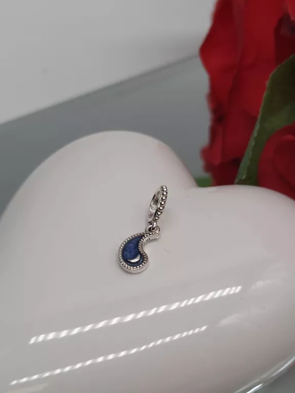 PANDORA DWUTONOWA ROZDZIELANA ZAWIESZKA SŁOŃCE I KSIĘŻYC CHARM / ORYG !